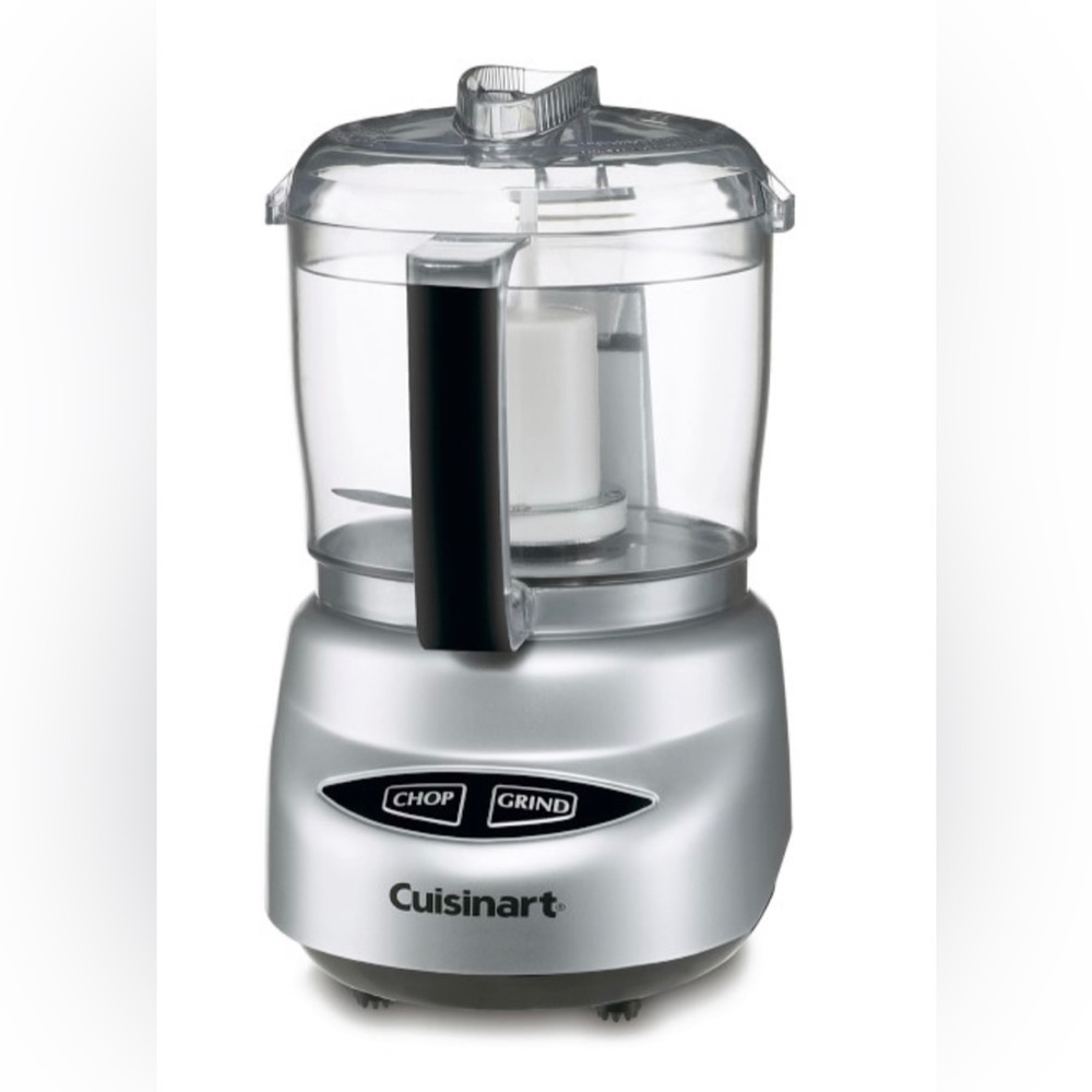 New Cruisinart Food Processor, Mini-Prep 3 Cup, Brushed Chrome/Nickel.